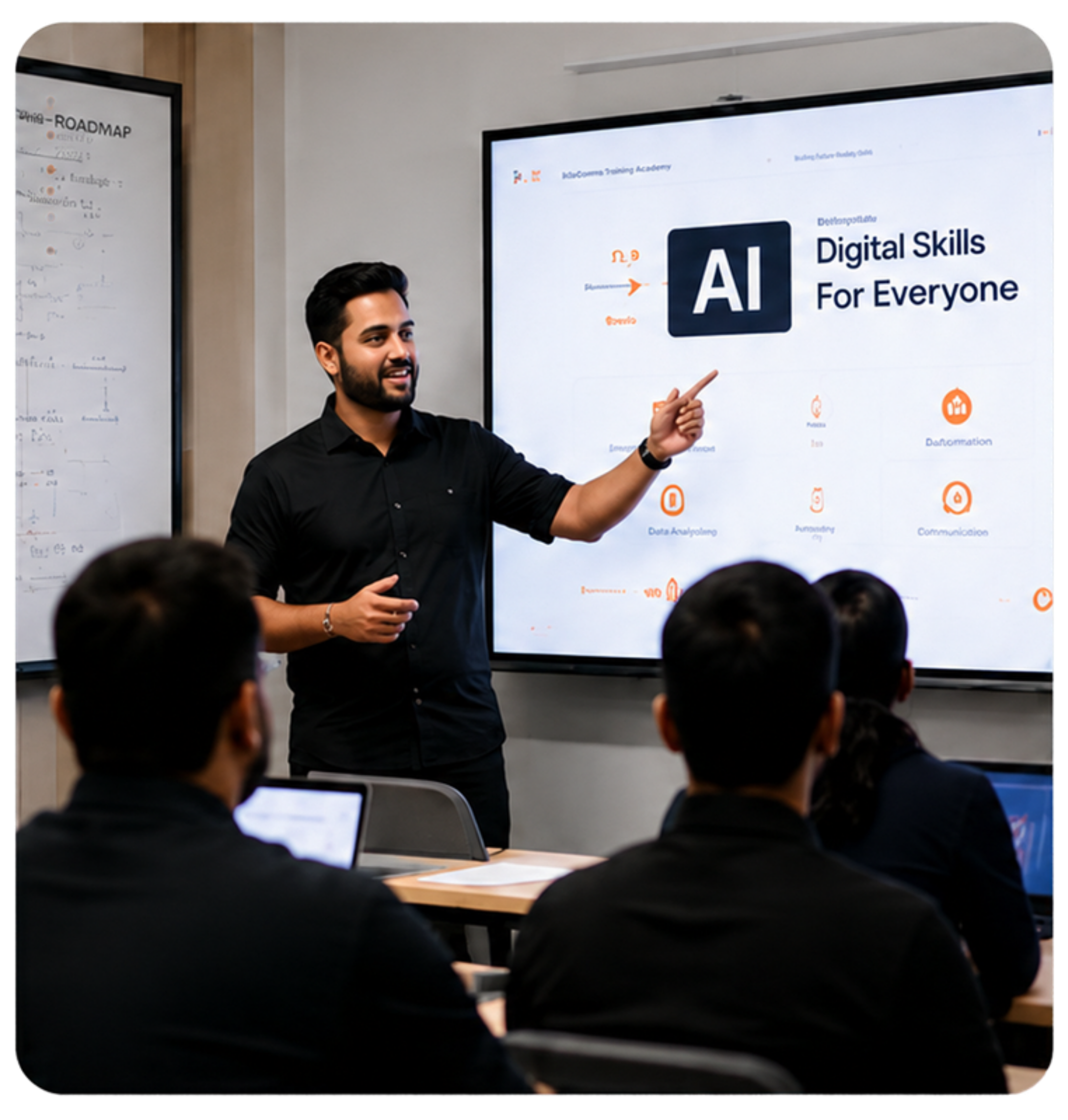 Webcomms AI Digital Skills Training Session in Action